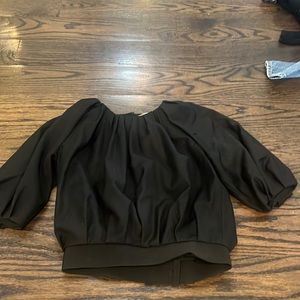 ports 1969 black flowy shirt